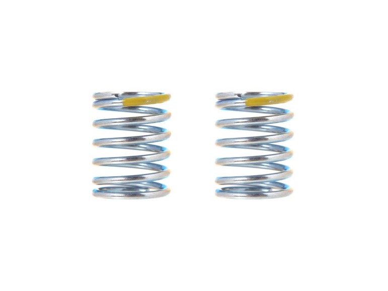 [T2509] FRONT SHOCK SPRING (YELLOW) L22 φ1.7 (6+1/2T)